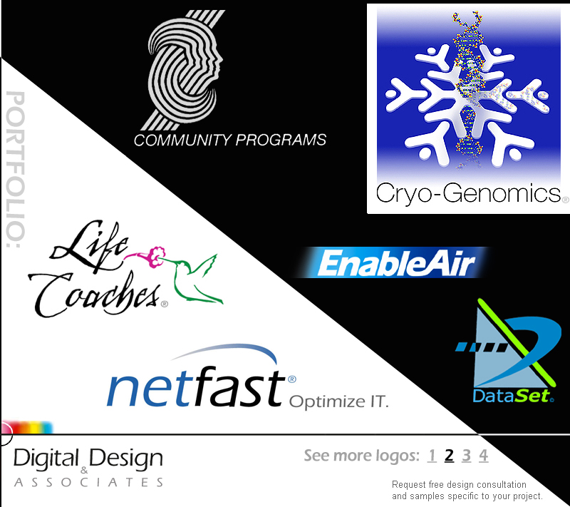 LOGO DESIGN - Layouts involved art direction concepts, graphic design, high resolution final art and web-res files.