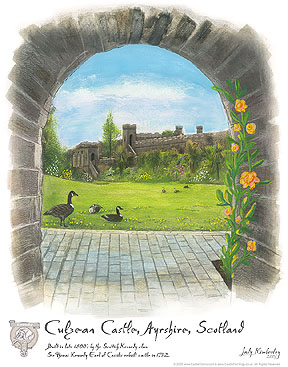 Culzean Castle, Scotland - Copyright Protected - by Artist Kimberley Reid and CastleColors.com