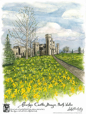 Penrhyn Castle, Wales - Copyright Protected - by Artist Kimberley Reid and CastleColors.com