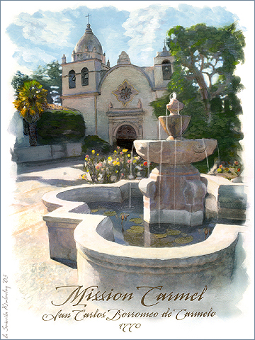 Mission Carmel - Copyright Protected