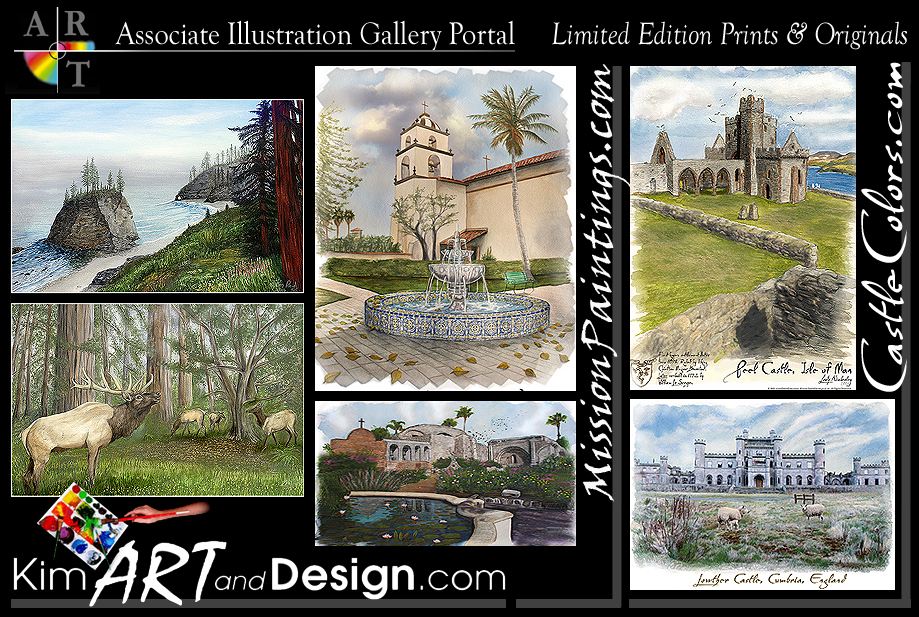 Associate Gallery Portal for Illustrations by Kim Reid